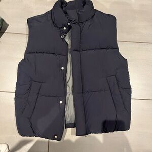 Zara Navy Blue Boys Puffer Vest Size 13-14